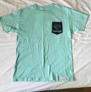 Diamond Supply Co OG sign diamond blue pocket tee